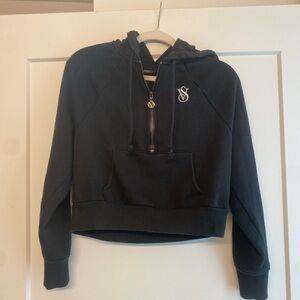 Victoria's Secret Black Hoodie Sweater